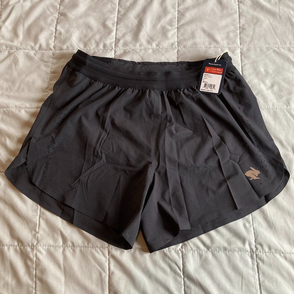rabbit Fuel and Fly 5" Short, Black, Men's Medium